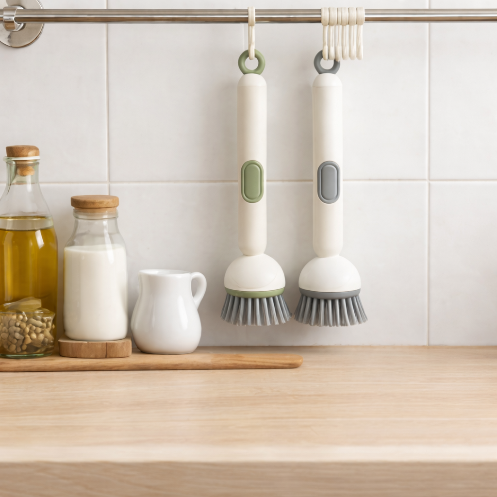 Lustra-Vivacosh® Auto-Dispensing Multi-Function Dish Brush