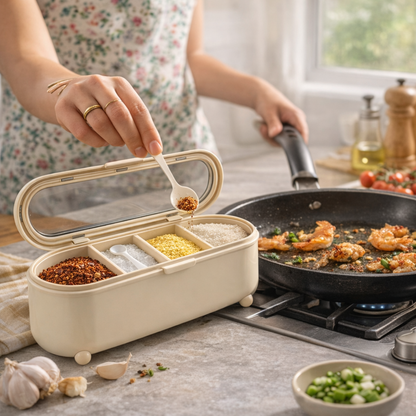 Lustra-Vivacosh® Multi-Compartment Seasoning Box