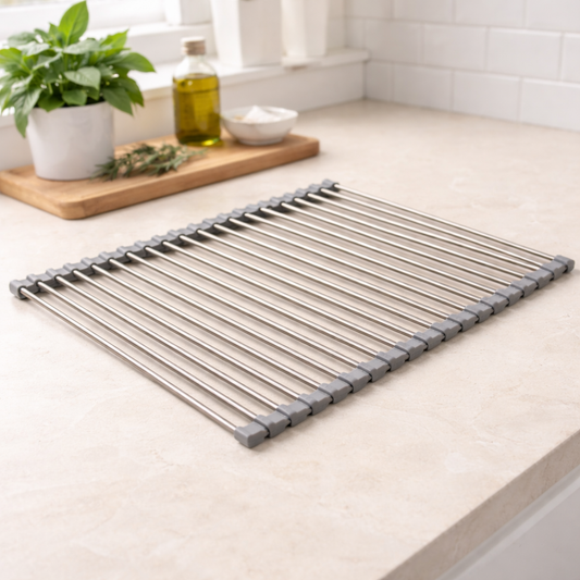Lustra-Vivacosh® Foldable Sink Drying Rack–Space-Saving Kitchen Essential