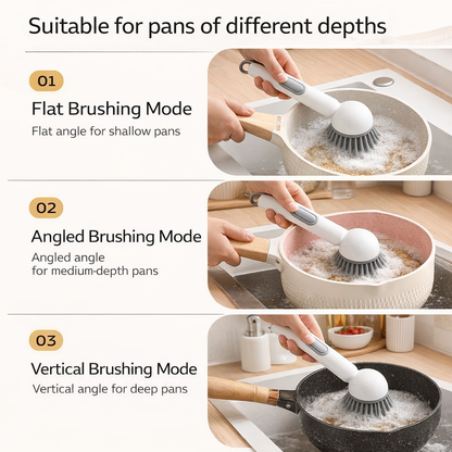 Lustra-Vivacosh® Auto-Dispensing Multi-Function Dish Brush